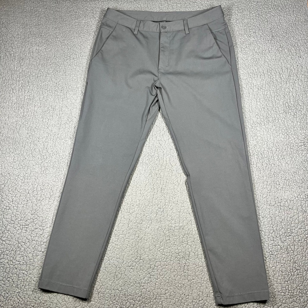 BYLT Everyday Pant 2.0 Men XL Slim Fit Stretch Charcoal Gray Casual Work